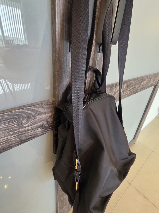Tory Burch Black Nylon Backpack - Sleek Everyday Bag main image 13